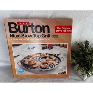 Stove Top Grill, Burton, used one, missing cookbook